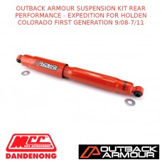 OUTBACK ARMOUR SUSPENSION KIT REAR EXPD FITS HOLDEN COLORADO 1ST GEN 9/08-7/11